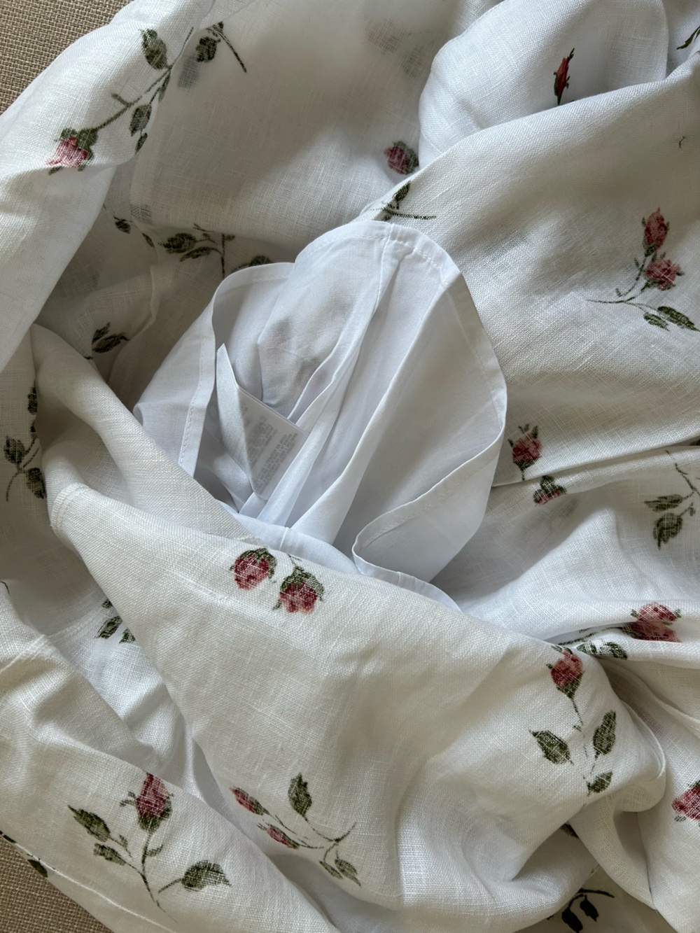 Reformation Cecilia Linen Midi Dress US4 Floating Rose Floral French - Picture 9 of 11